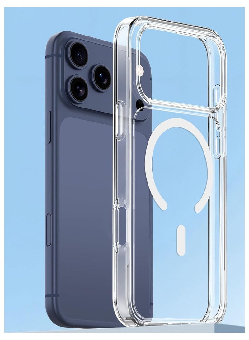 MOBM For Apple iPhone 17 Pro Max 6.9 Protection – MagSafe Clear Case - Clear & Privacy Screen Protector - Aluminum & Glass Camera Lens Protector - Image 2